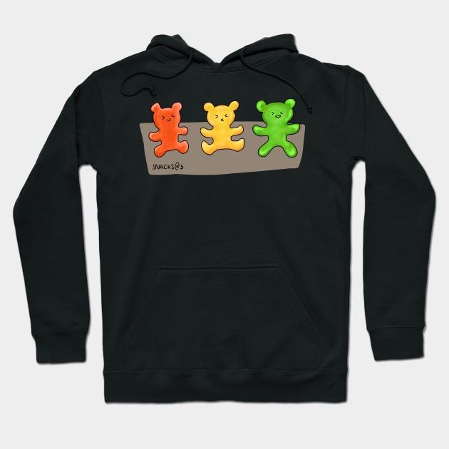 Gummy Bear Buddies Trio Hoodie by Snacks At 3